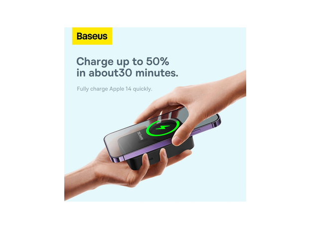 Baseus Magnetic Mini Wireless Fast Charge Power Bank 20000mAh 20W Black (PPCX150001) - изображение 10