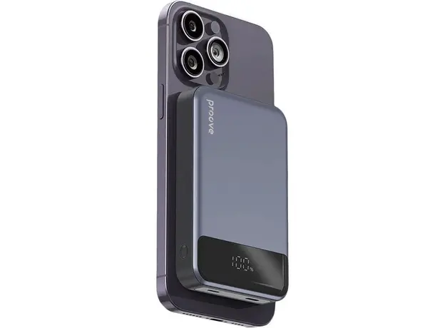 Повербанк Proove Hoodman Magnetic 20W 10000mAh Gray - изображение 3