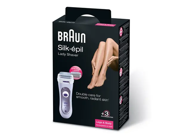 Электробритва женская Braun Silk-epil Lady Shaver LS 5560 (4210201192633) - изображение 7