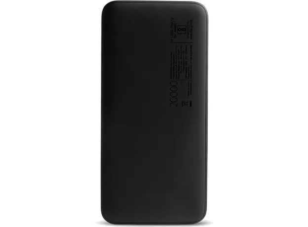 Портативный аккумулятор Xiaomi Redmi Power Bank 20000mAh 2xUSB 18W Fast Charge PB200LZM Black (VXN4304GL) - изображение 2