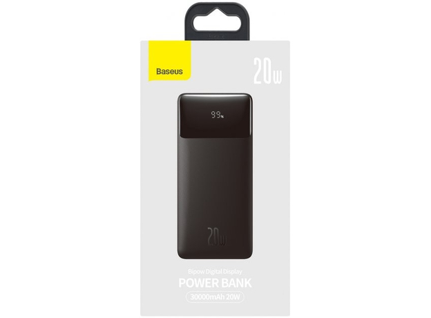 Повербанк Baseus Bipow Digital Display 30000mAh 20W Black (PPBD050401) - изображение 5