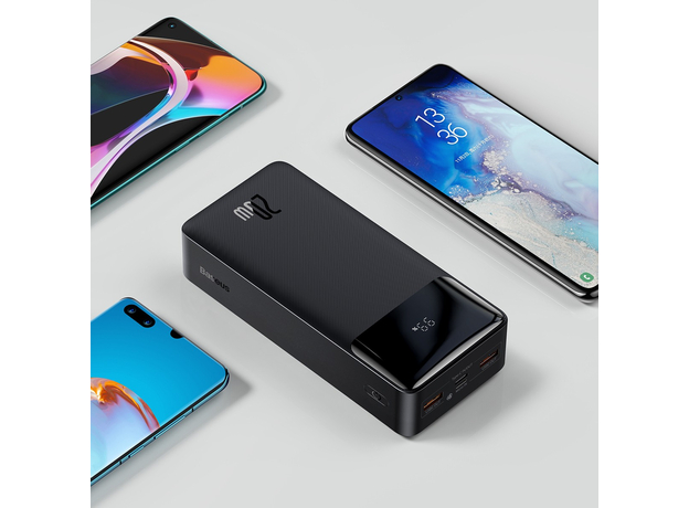 Повербанк Baseus Bipow Digital Display 30000mAh 20W Black (PPBD050401) - изображение 10