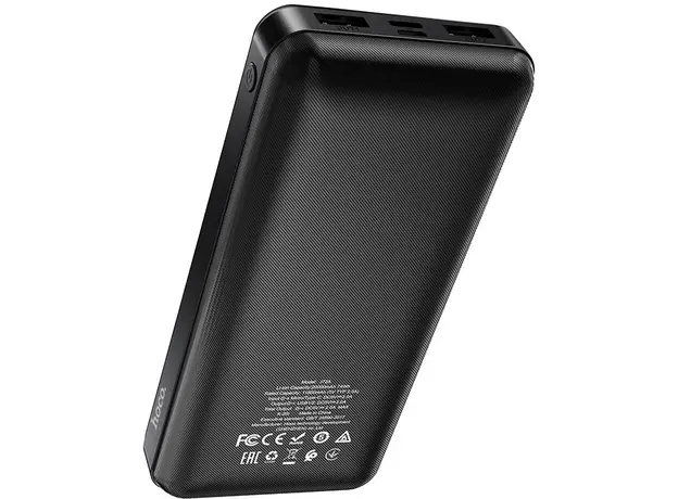 Hoco J72A Easy Travel Power Bank 20000mAh Black (6931474738394) - изображение 4