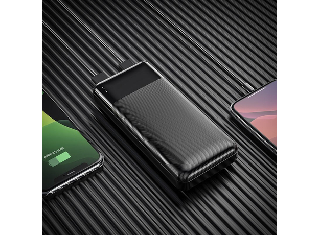 Hoco J72A Easy Travel Power Bank 20000mAh Black (6931474738394) - изображение 5