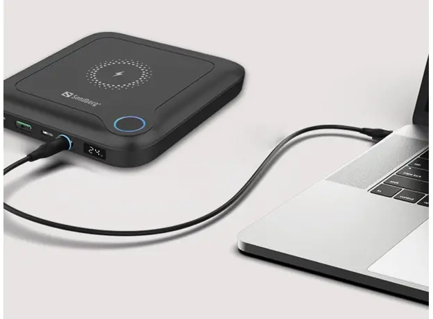 Повербанк Sandberg All-in1 Laptop 24000mAh Black (420-57) - изображение 2