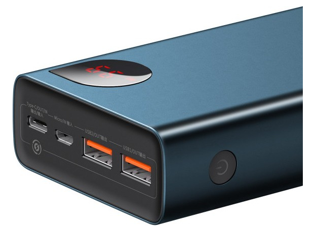 Повербанк Baseus Adaman Metal 20000mAh 65W Blue (PPIMDA-D03) - изображение 6