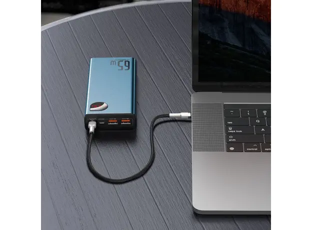 Повербанк Baseus Adaman Metal 20000mAh 65W Blue (PPIMDA-D03) - изображение 10