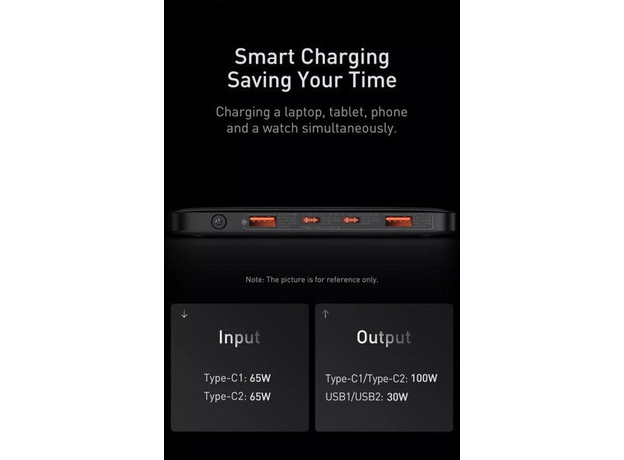 Повербанк Baseus PPDGL-01 Blade Digital Display 20000mAh 100W - изображение 12