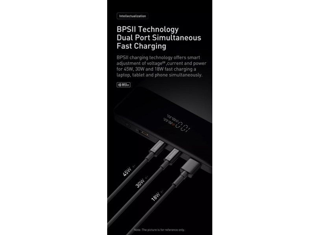 Повербанк Baseus PPDGL-01 Blade Digital Display 20000mAh 100W - изображение 13