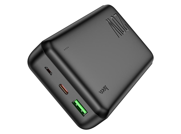 Hoco J87A Tacker PD20W+QC3.0 Power Bank 20000mAh Black (6931474761033) - изображение 2
