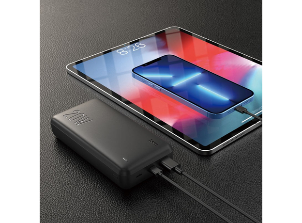 Hoco J87A Tacker PD20W+QC3.0 Power Bank 20000mAh Black (6931474761033) - изображение 6