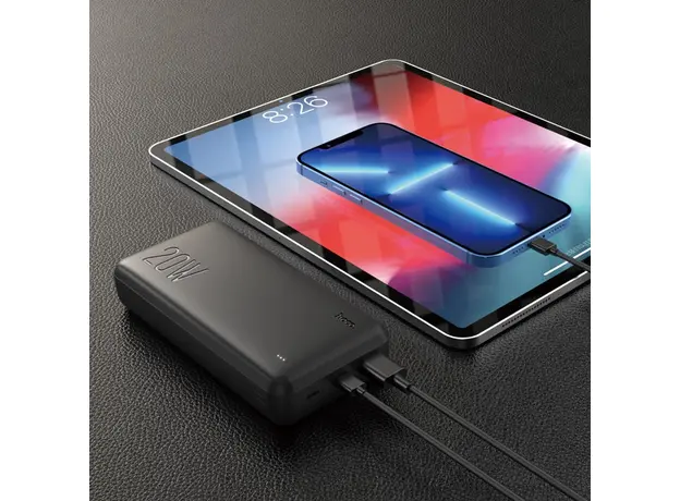 Hoco J87A Tacker PD20W+QC3.0 Power Bank 20000mAh Black (6931474761033) - изображение 6