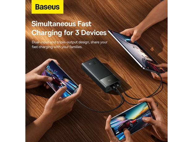 Повербанк Baseus Star Lord Display 22.5W 20000mAh Black (PPXJ060001) - изображение 9