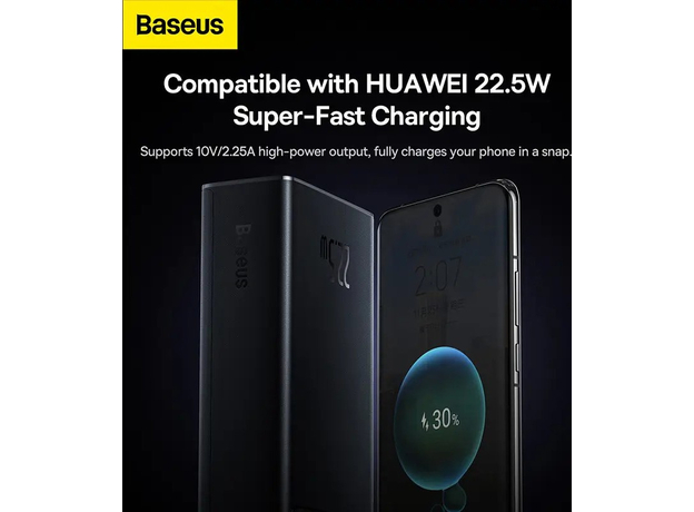 Повербанк Baseus Star Lord Display 22.5W 20000mAh Black (PPXJ060001) - изображение 11