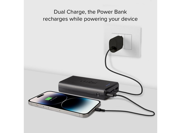 Повербанк SBS 20000mAh Fast Charge 10W 2 USBs Black (TTBB20000FASTK) - изображение 6