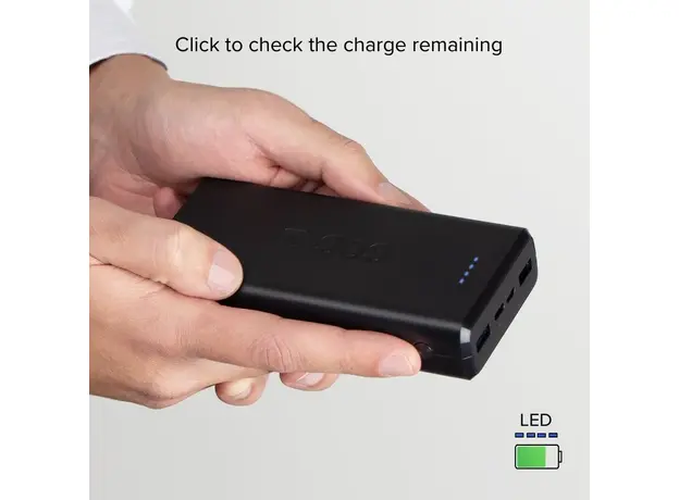Повербанк SBS 20000mAh Fast Charge 10W 2 USBs Black (TTBB20000FASTK) - изображение 9