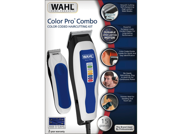 Машинка для стрижки волос + мини триммер WAHL ColorPro 100 Combo 1395.0465 - изображение 2