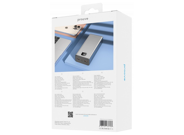 Повербанк Proove Guardian 22.5W 30000mAh Metal Gray (PBG322210004) - изображение 3