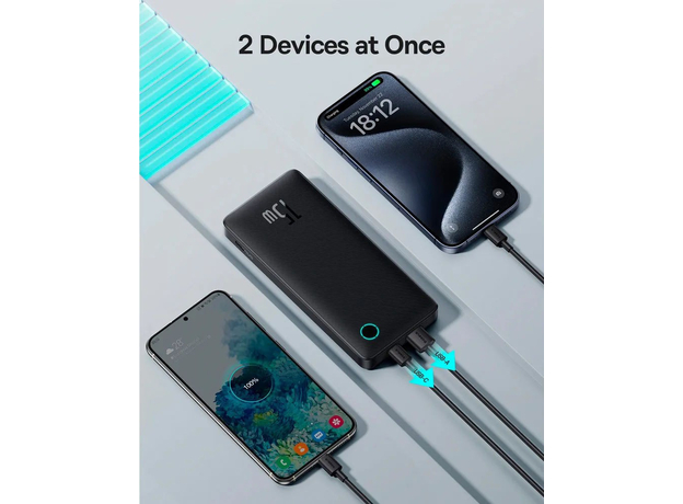 Baseus Airpow Lite Power Bank 10000mAh 15W Cosmic Black (P10067500123-00) - изображение 4