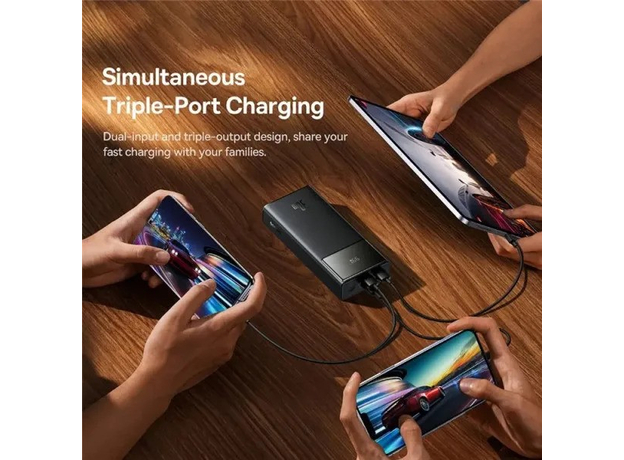 Baseus Star-Lord Digital Display Fast Charging Power Bank 30000mAh 30W Cluster Black (P10022905113-00) - изображение 9