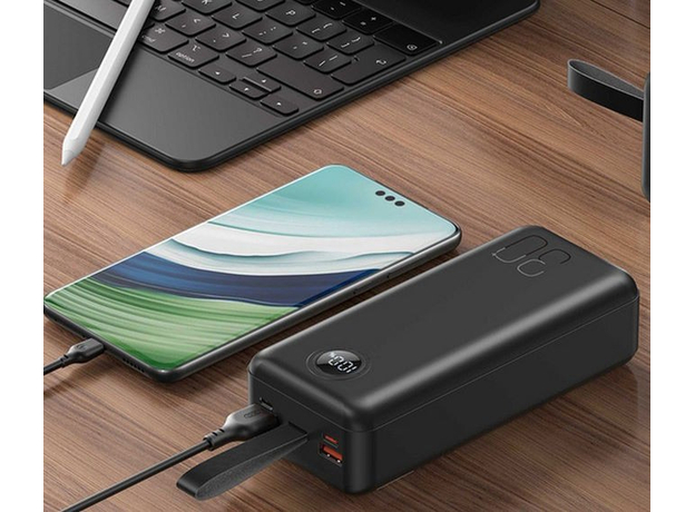 Повербанк XO PR240 30000mAh PD20W + QC22.5W Black (PR240_Black) - изображение 4