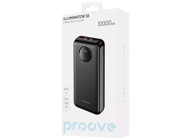 Повербанк Proove Illuminator SE 22.5W 10000mAh Black (PBIL10212201) - изображение 2