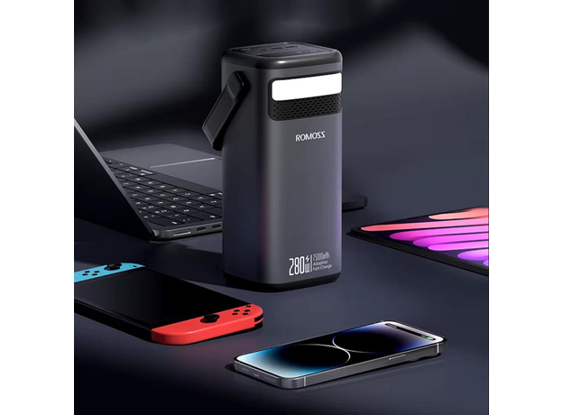 Повербанк Romoss 75000mAh PMT75 280W PMT75-1E2-2133H Black (001012022172) - изображение 7