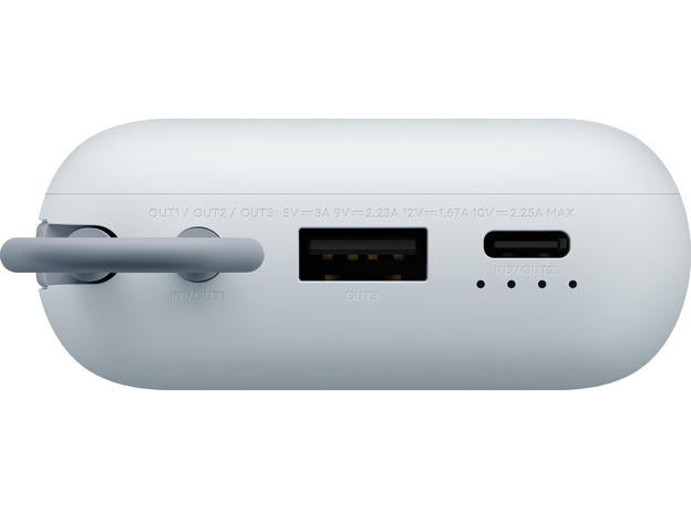 Повербанк Xiaomi 10000mAh 22.5W Integrated Cable Ice blue (BHR9073GL) - изображение 9