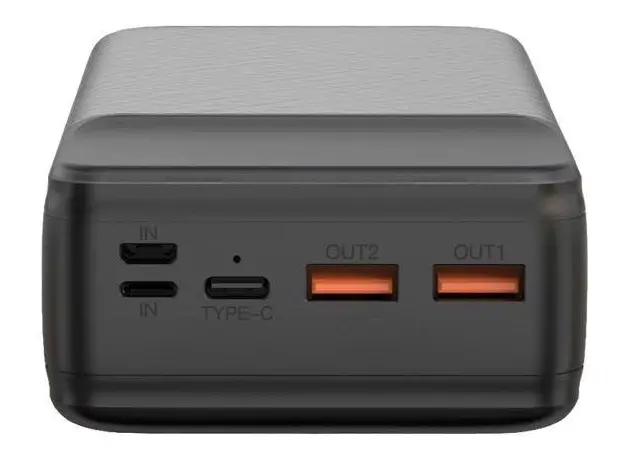 Повербанк XO Power Bank 30000mAh PR201 PD&QC3.0 65W Black (102230) - изображение 2