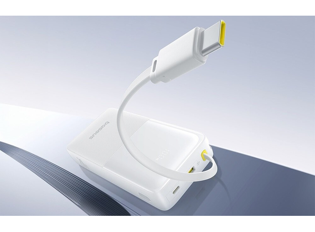Повербанк Baseus Bipow 2 Digital Display 20000mah 20W With Built-in Type-C Cable (P10077101113-01) - изображение 7