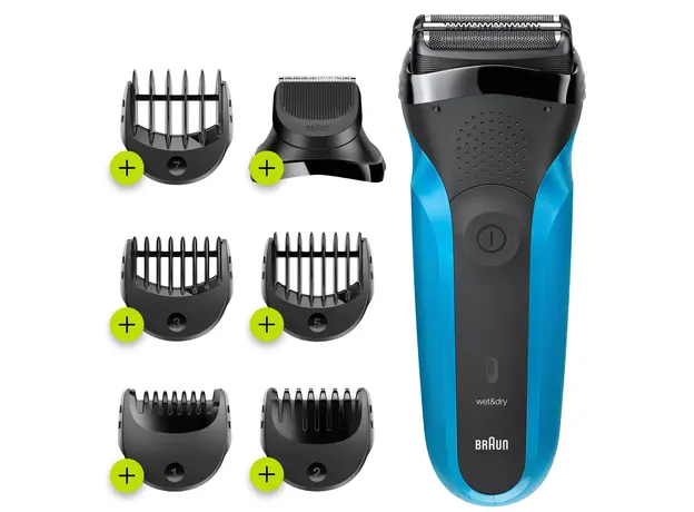 Электробритва-триммер BRAUN Series 3 310BT Wet&Dry black/blue - изображение 2