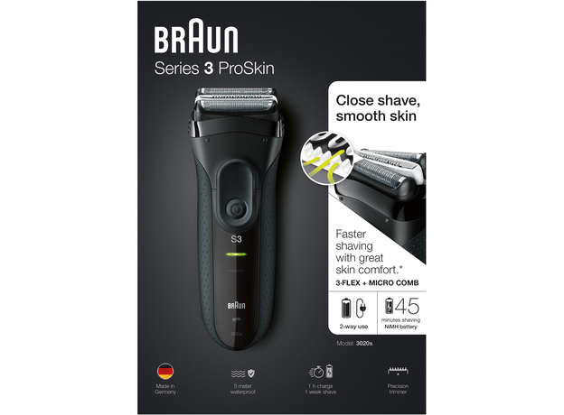 Электробритва Braun Series 3 ProSkin 3020s (4210201112358) - изображение 4