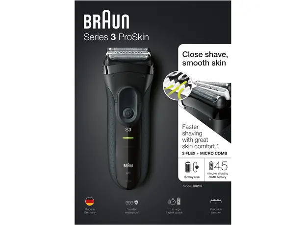 Электробритва Braun Series 3 ProSkin 3020s (4210201112358) - изображение 4