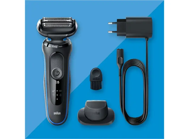 Электробритва Braun Series 5 51-B1200s с точным триммером, синяя (4210201432630) - изображение 10