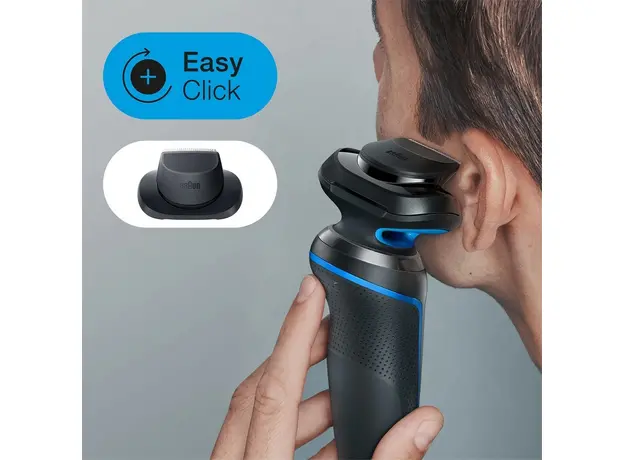 Электробритва Braun Series 5 51-B1200s с точным триммером, синяя (4210201432630) - изображение 7