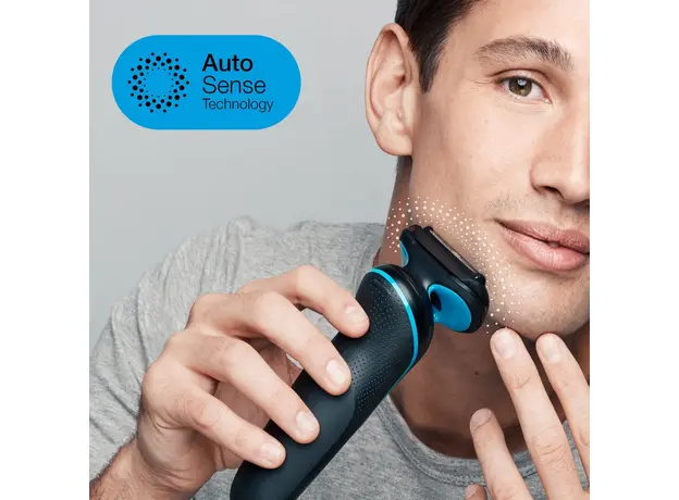 Электробритва Braun Series 5 51-B1200s с точным триммером, синяя (4210201432630) - изображение 8