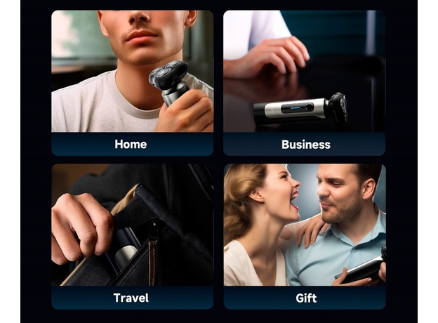 Электробритва Xiaomi Blackstone 8 5W 500mAh Black - изображение 3