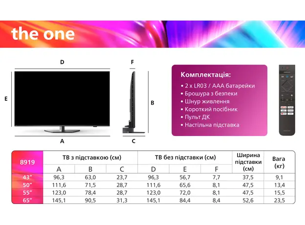 Телевизор Philips 50PUS8919/12 - изображение 19