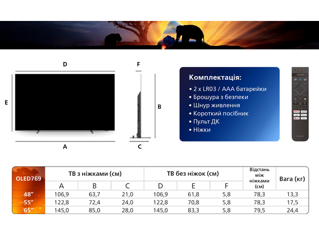 Телевизор Philips 48OLED769/12 - изображение 9