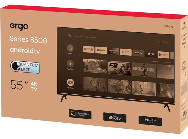 Телевизор Ergo 55" QLED 55GUS8555 - изображение 9