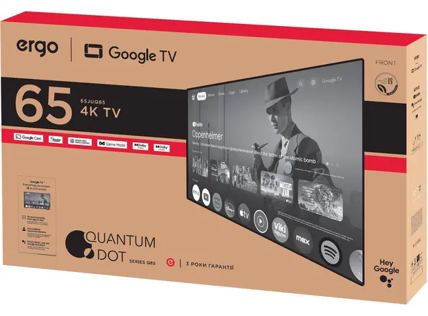 Телевизор Ergo QLED+ 65JUQ85 - изображение 8
