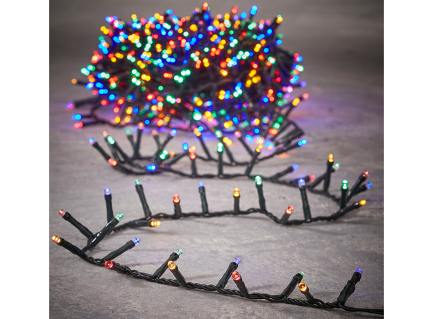 Светодиодная гирлянда Luca Lighting Змейка мультицветная 23 м (8718861684452) 