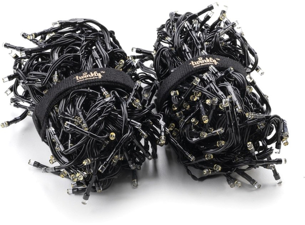 Светодиодная Smart LED гирлянда Twinkly Cluster AWW 400, BT+WiFi, Gen II, IP44 кабель черный (TWC400GOP-BEU) - изображение 4