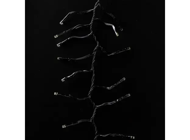 Светодиодная Smart LED гирлянда Twinkly Cluster AWW 400, BT+WiFi, Gen II, IP44 кабель черный (TWC400GOP-BEU) - изображение 7