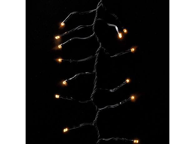 Светодиодная Smart LED гирлянда Twinkly Cluster AWW 400, BT+WiFi, Gen II, IP44 кабель черный (TWC400GOP-BEU) - изображение 8