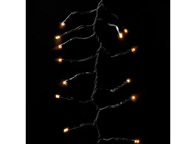 Светодиодная Smart LED гирлянда Twinkly Cluster AWW 400, BT+WiFi, Gen II, IP44 кабель черный (TWC400GOP-BEU) - изображение 8