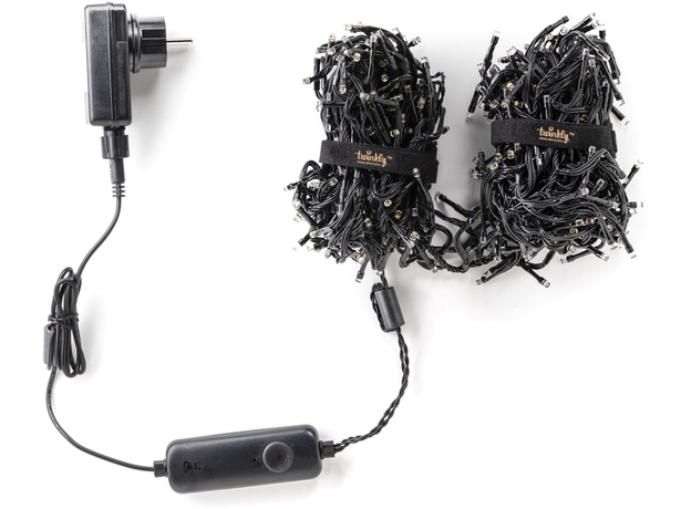 Светодиодная Smart LED гирлянда Twinkly Cluster AWW 400, BT+WiFi, Gen II, IP44 кабель черный (TWC400GOP-BEU) - изображение 10