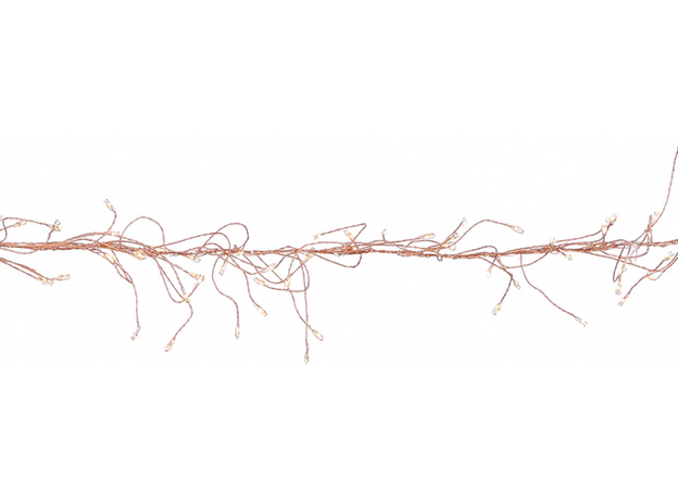 Светодиодная гирлянда-кластер Luca Lighting Медная струна Теплый белый 8 м (8718861852844) 