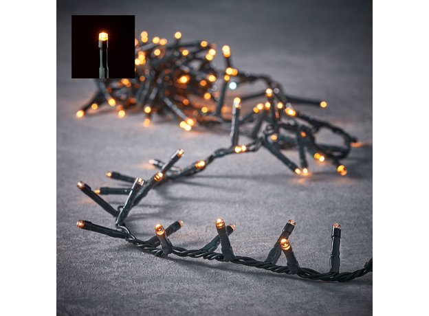 Светодиодная гирлянда Luca Lighting Змейка теплый белый 23 м (8718861684353) 