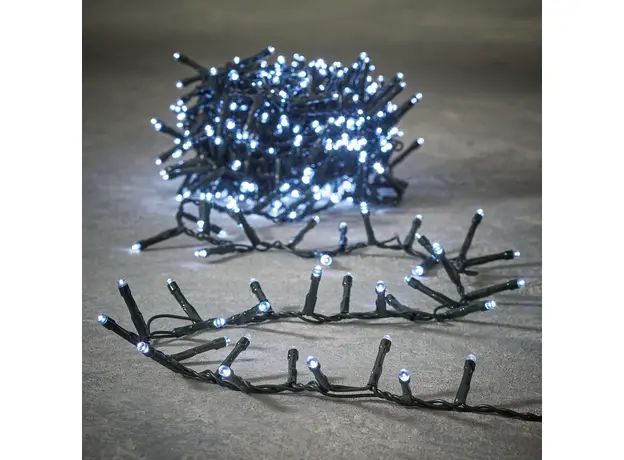 Светодиодная гирлянда Luca Lighting Змейка холодный белый 17 м (8718861684384) 